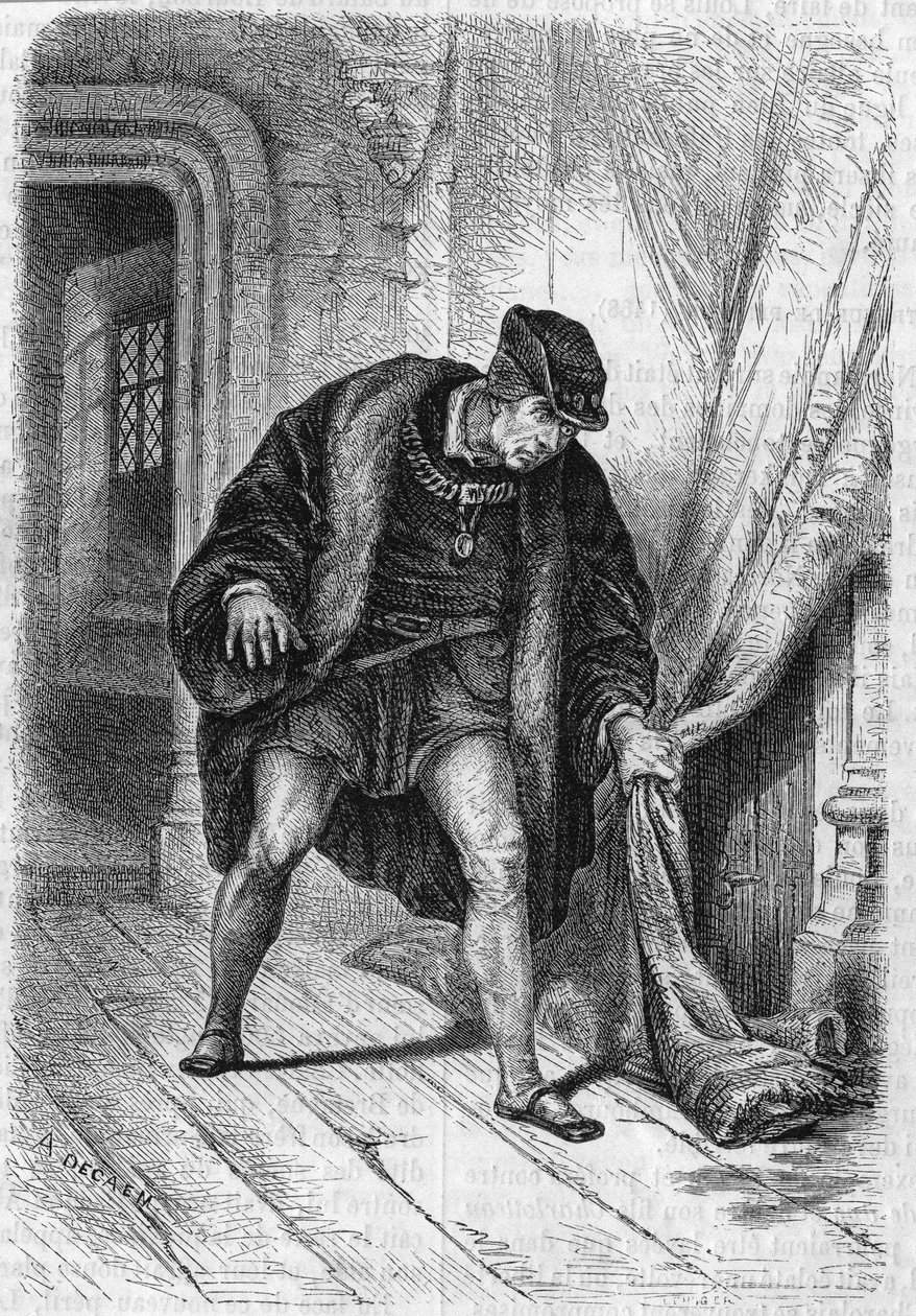 Louis XI, King of Fance to Peronne (Italy). av Unknown artist