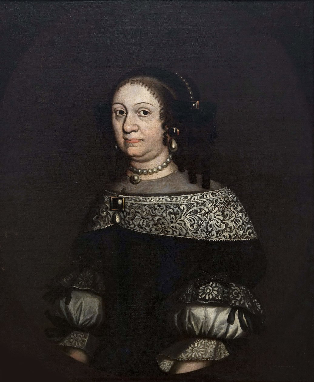 Louise Charlotte av Brandenburg , var en hertuginnekonsort av Kurland - Margravine Louise Charlotte av Brandenburg (1617-1676), hertuginne av Kurland, anonym . Olje på lerret, andre halvdel av 1600-tallet. Nationalmuseum Stockholm av Unknown artist