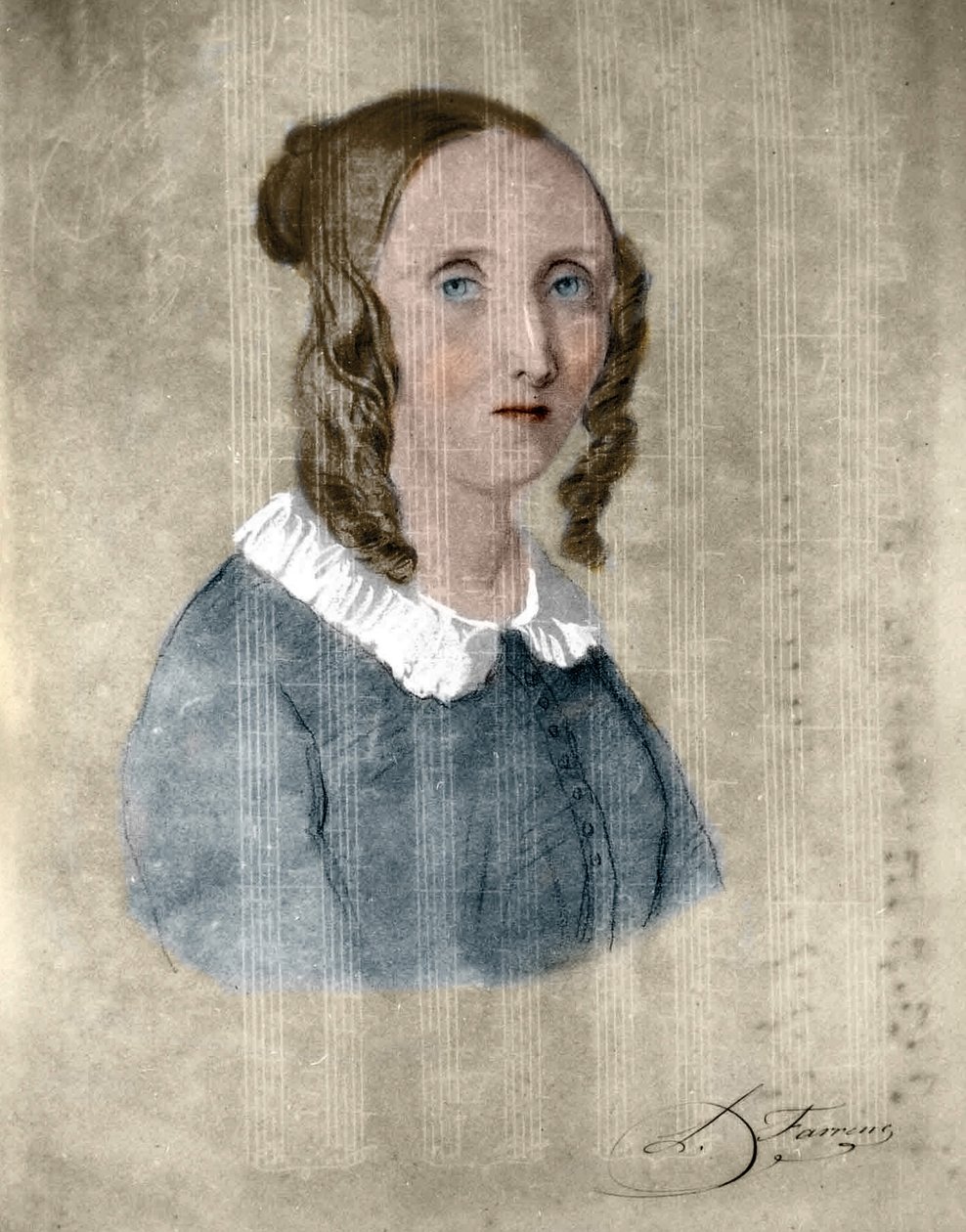 Louise Farrenc 1804-1875.Pianist, komponist, lærer av Unknown artist