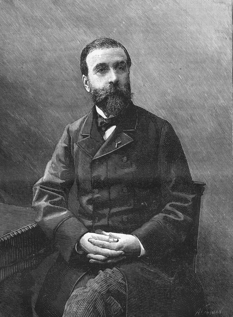 Ludovic Halévy. french writer 1834-1908 av Unknown artist