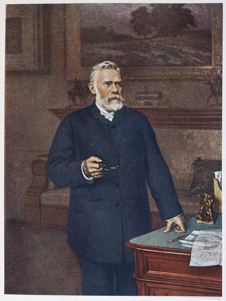 Ludvig Nobels bror Alfred Nobel av Unknown artist