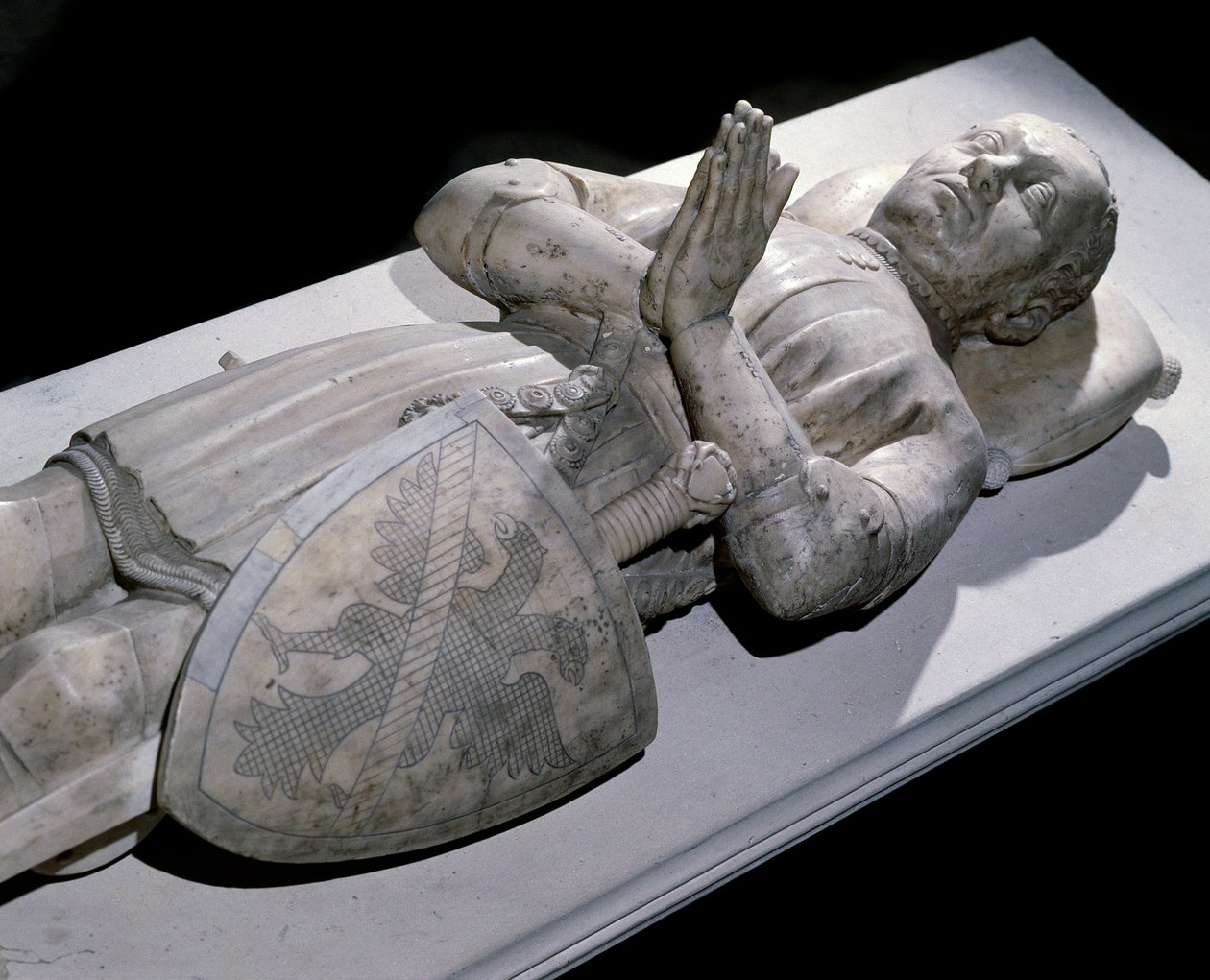 Ligger i Bertrand du Guesclin (1320-1380) Saint Denis. Basilika. av Unknown artist