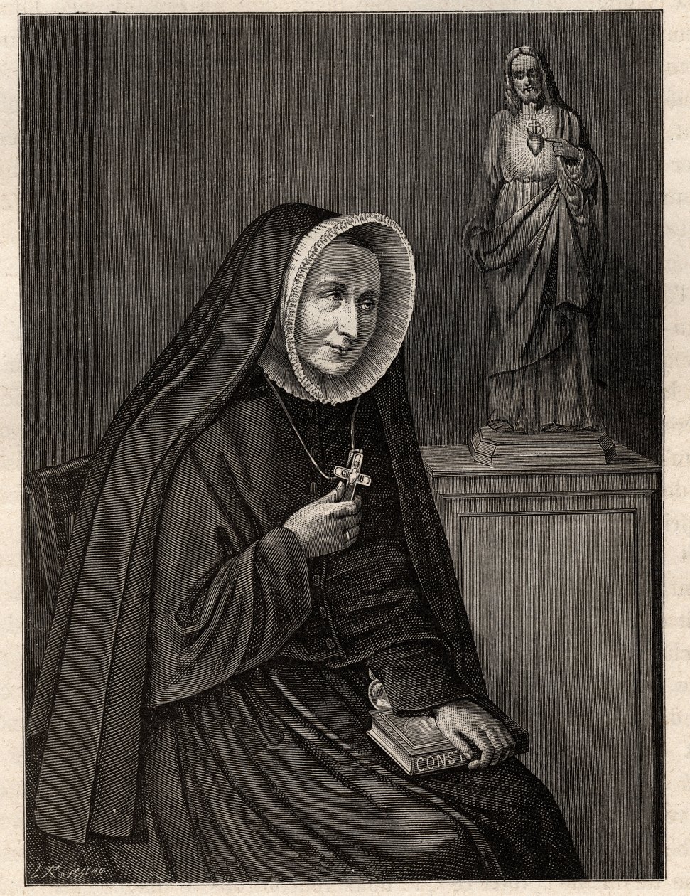 Madeleine-Sophie Barat (Madeleine Sophie) 1779-1865 - av Unknown artist
