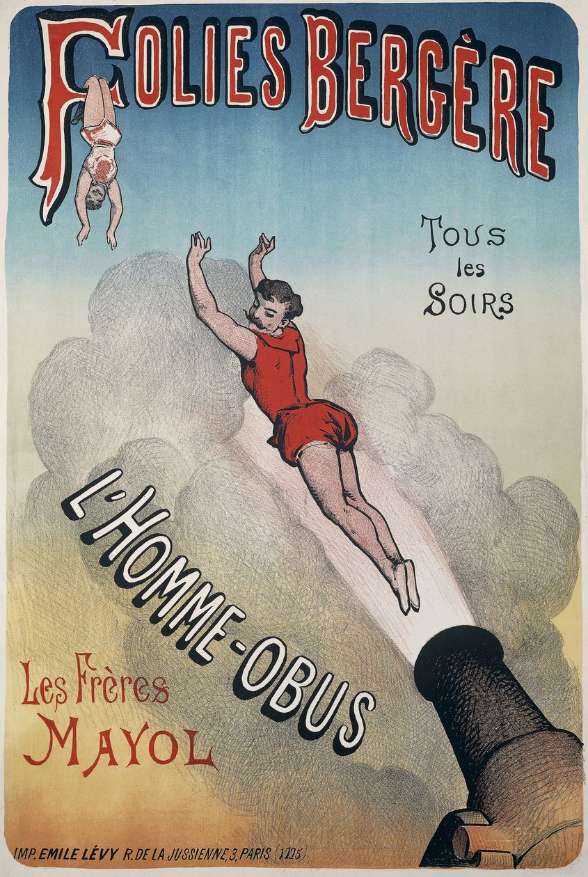 Magasiner (musikksal) - Folies-Bergere. (Folies Bergere) Hver natt menneskeskallet av Unknown artist