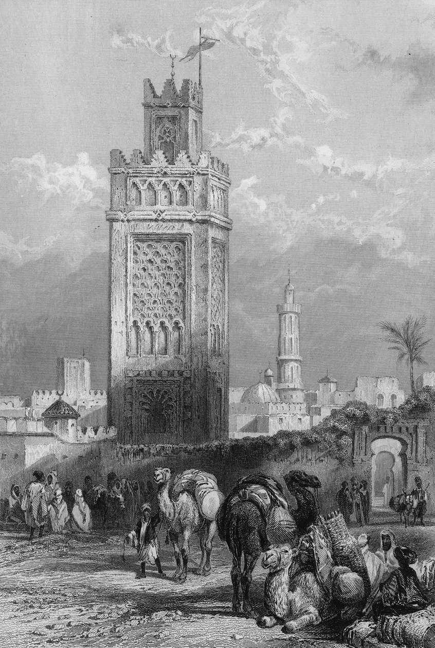 Main gate of Oran, main port west of Algeria. In “” L