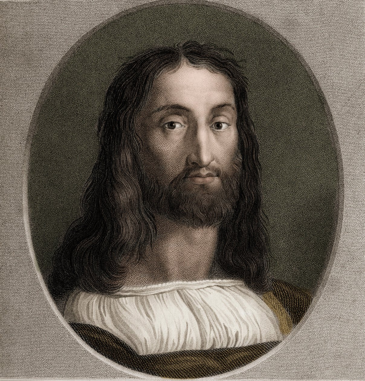 Marcantonio Raimondi eller Marc Antoine eller Marcantonio - Marcantonio Raimondi (c1480-c1534), italiensk gravør - gravering - 1800-tallet av Unknown artist