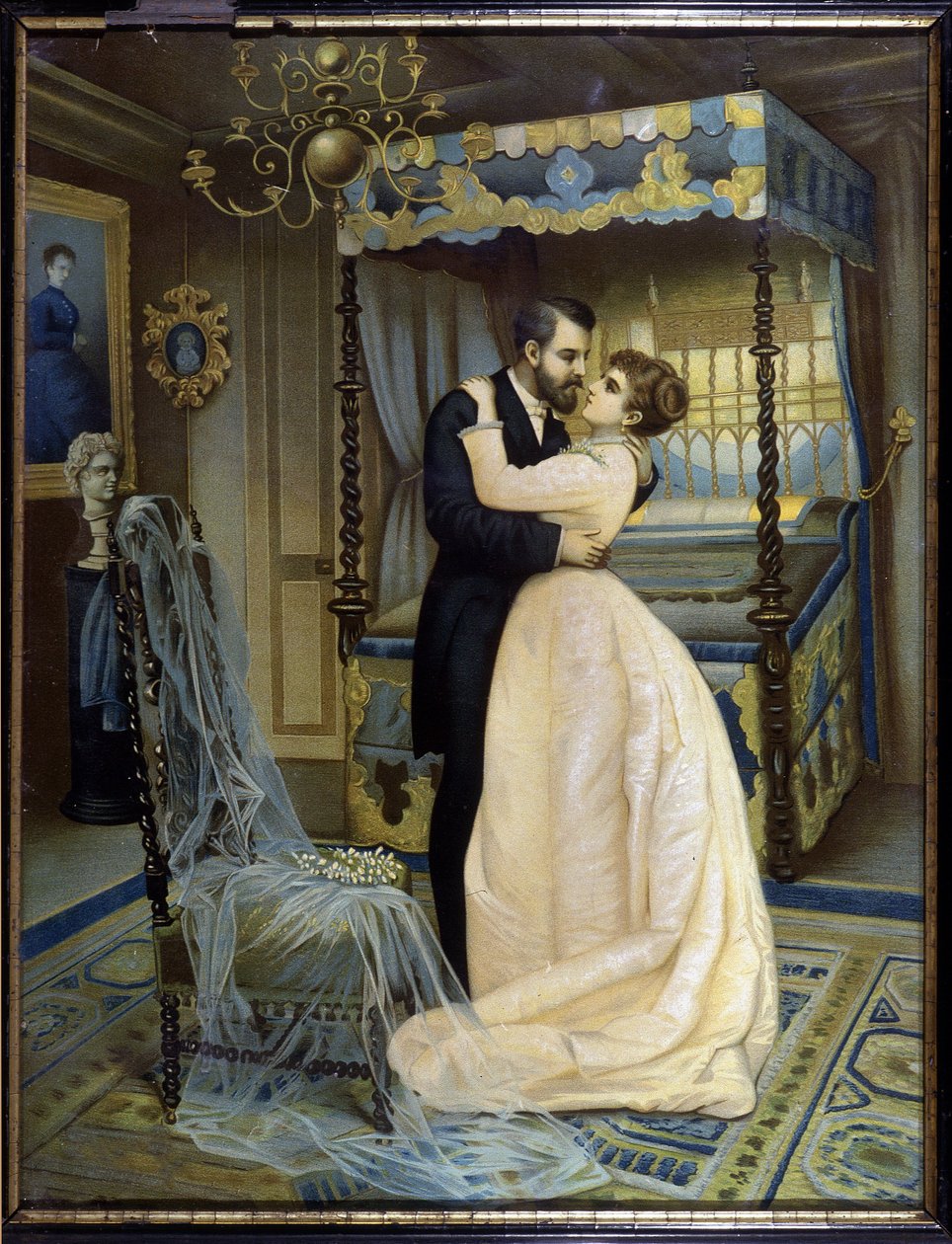 Ekteskap, slutten av 1800-tallet. av Unknown artist