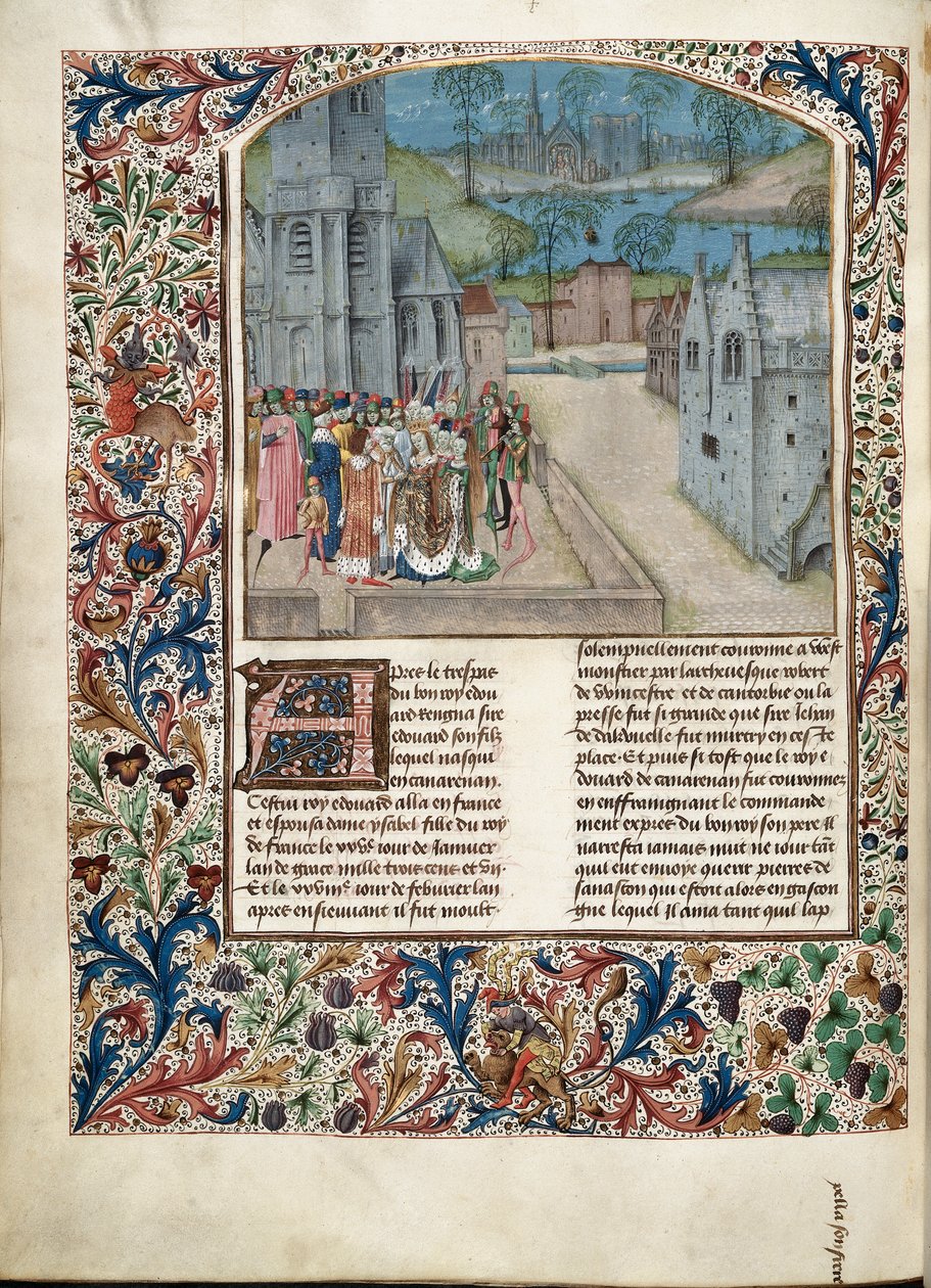 Ekteskap av Edward II med Isabella av Frankrike av Unknown artist