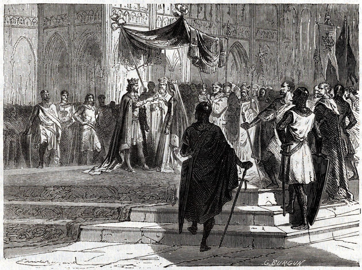 Ekteskap av Ludvig den yngre (1120 - 1180) med Alienor d