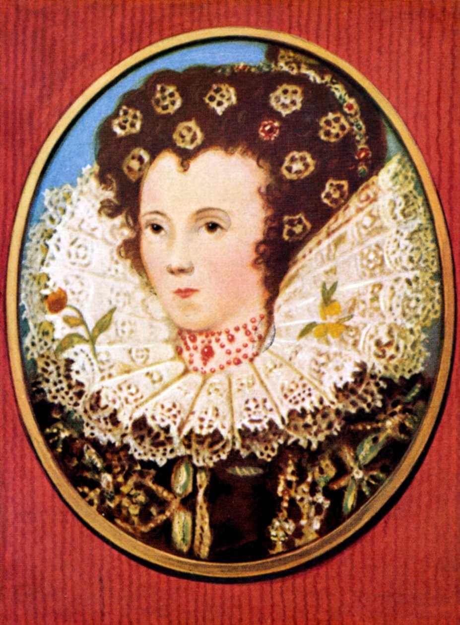Mary Stuart. Portrett av dronningen av Skottland av Unknown artist