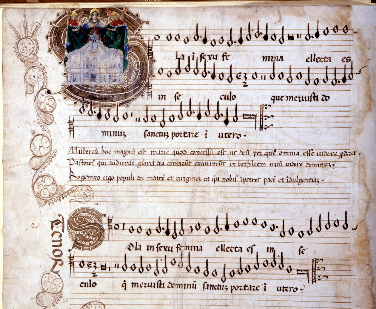 Messe i basskvartett av Enricus Isaac av Unknown artist