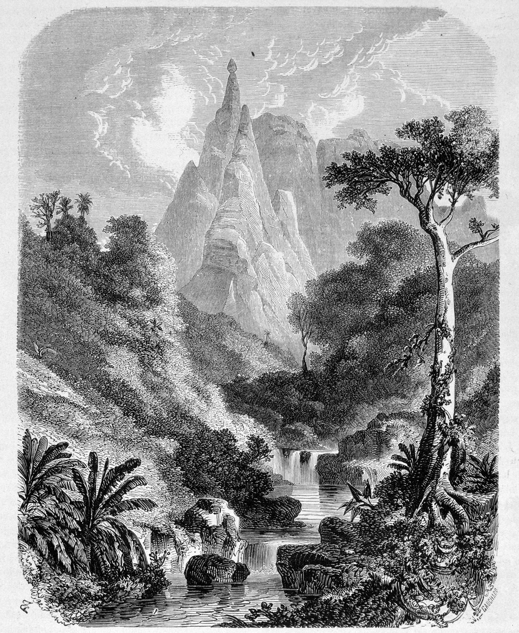 Mauritius: Peter-Booth - i "" Le Tour du Monde", 2. uke 1861 av Unknown artist