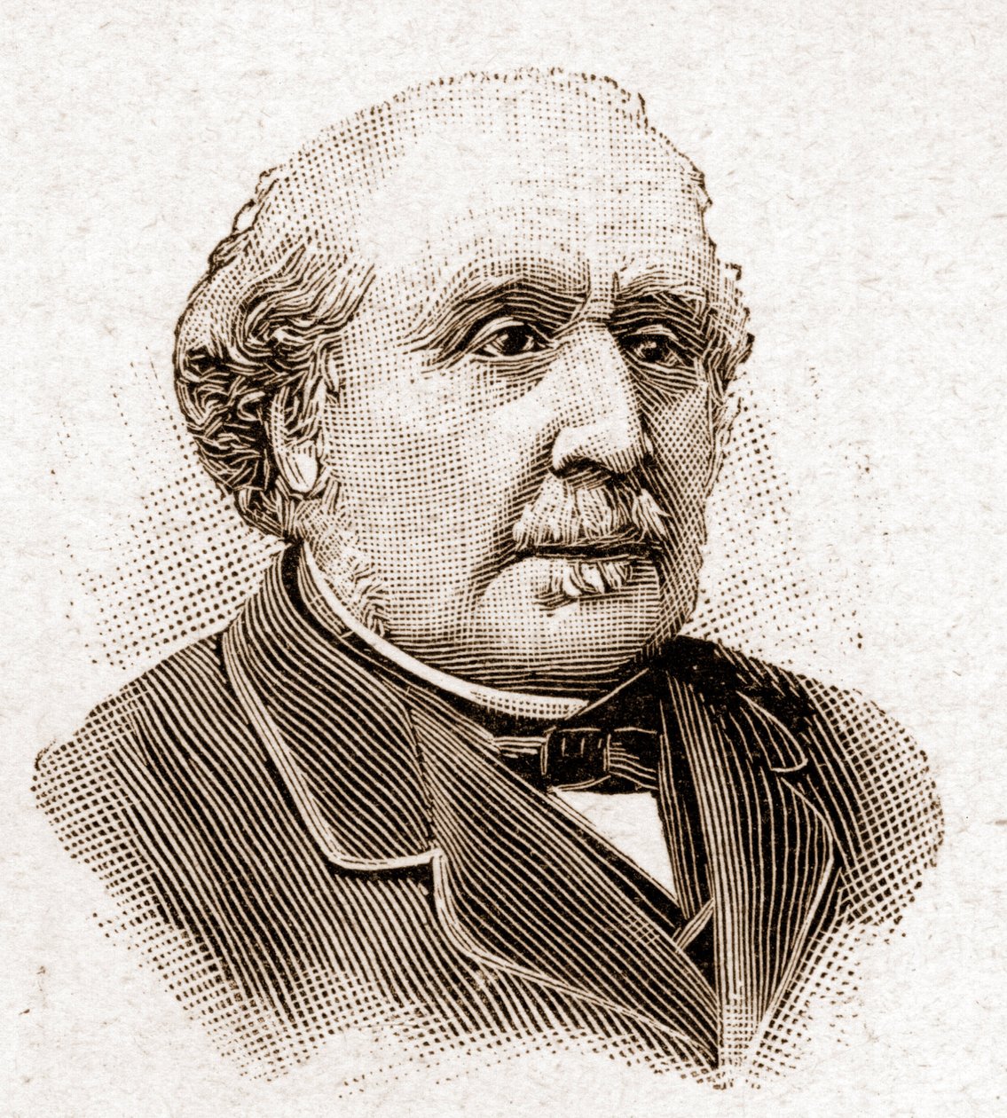 Medlemmer av Academy Francaise i 1895: portrett av Albert, hertug av Broglie (1821-1901), fransk historiker og politiker. av Unknown artist