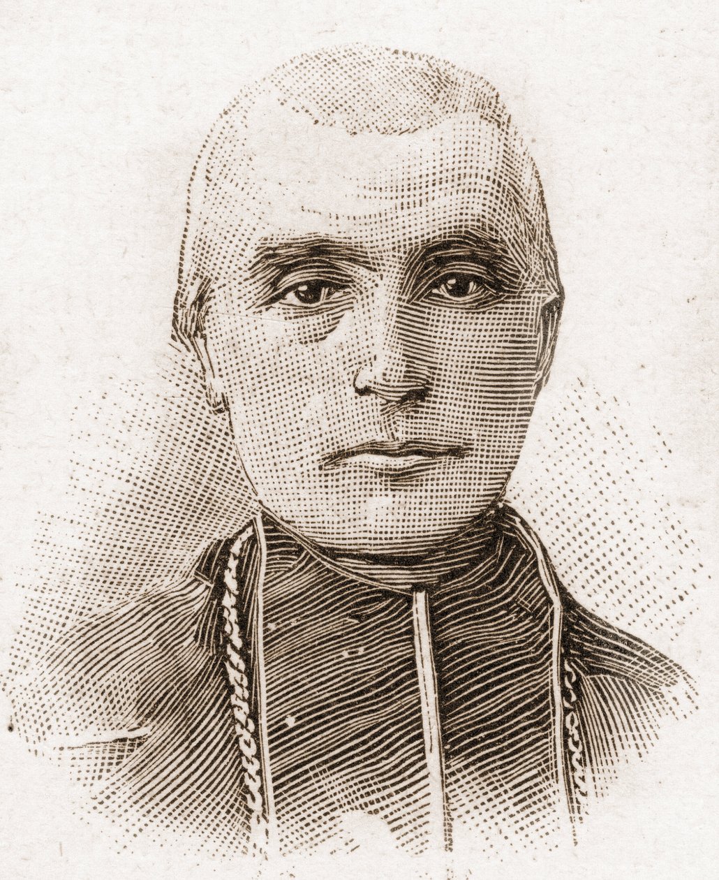 Medlemmer av Academy Francaise i 1895: portrett av kardinal Adolphe Perraud (1828-1906), fransk eveque og historiker. av Unknown artist