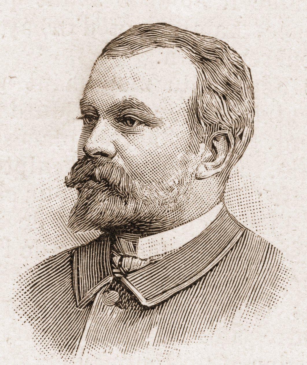 Medlemmer av Academy Francaise i 1895: portrett av Jules Lemaitre (1853-1914), dramatiker, dramatisk kritiker, essayist, litteraturhistoriker og fransk historieforteller. av Unknown artist