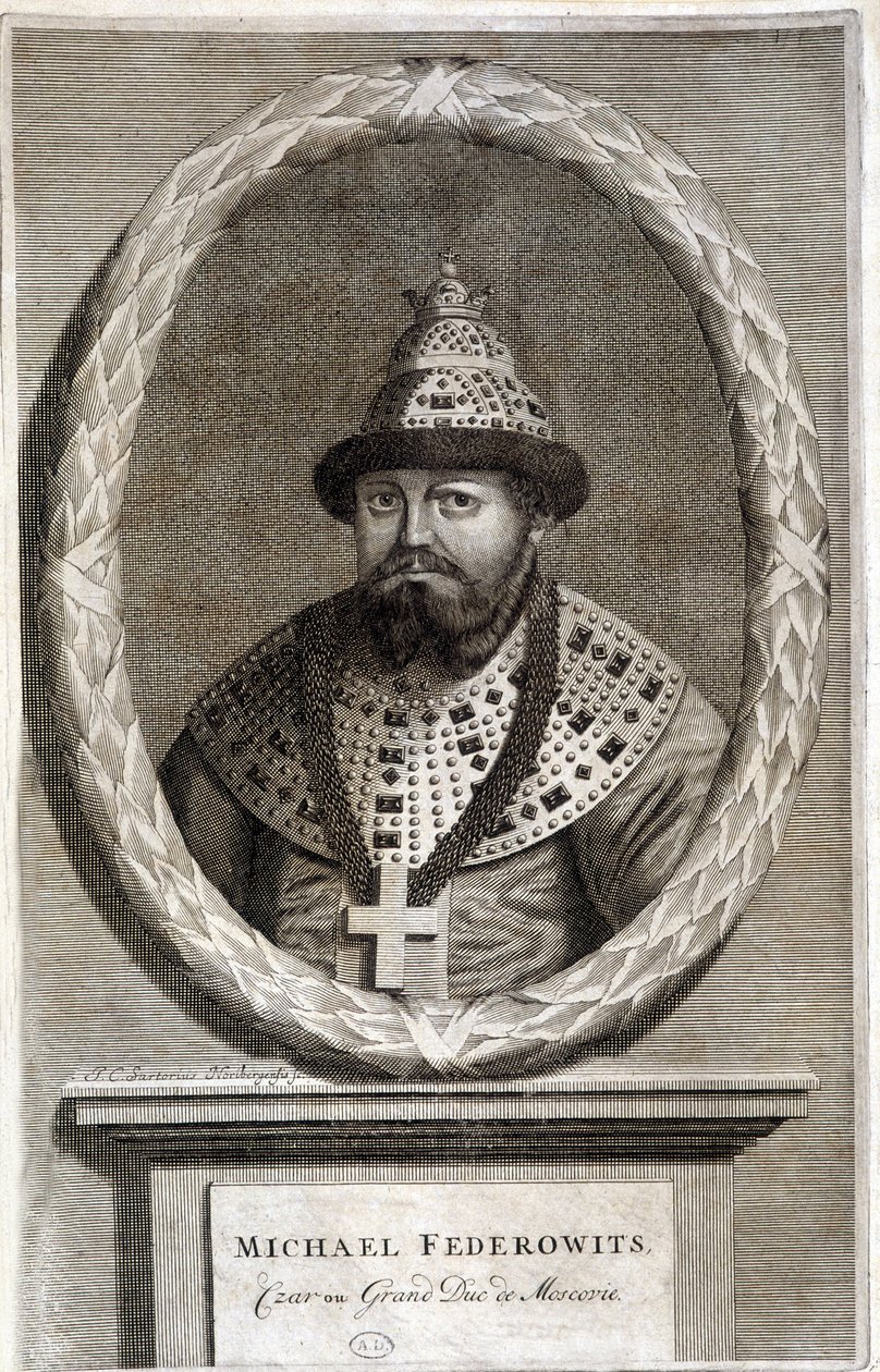 Michael Federowits, tsar eller storhertug av Moskva. av Unknown artist