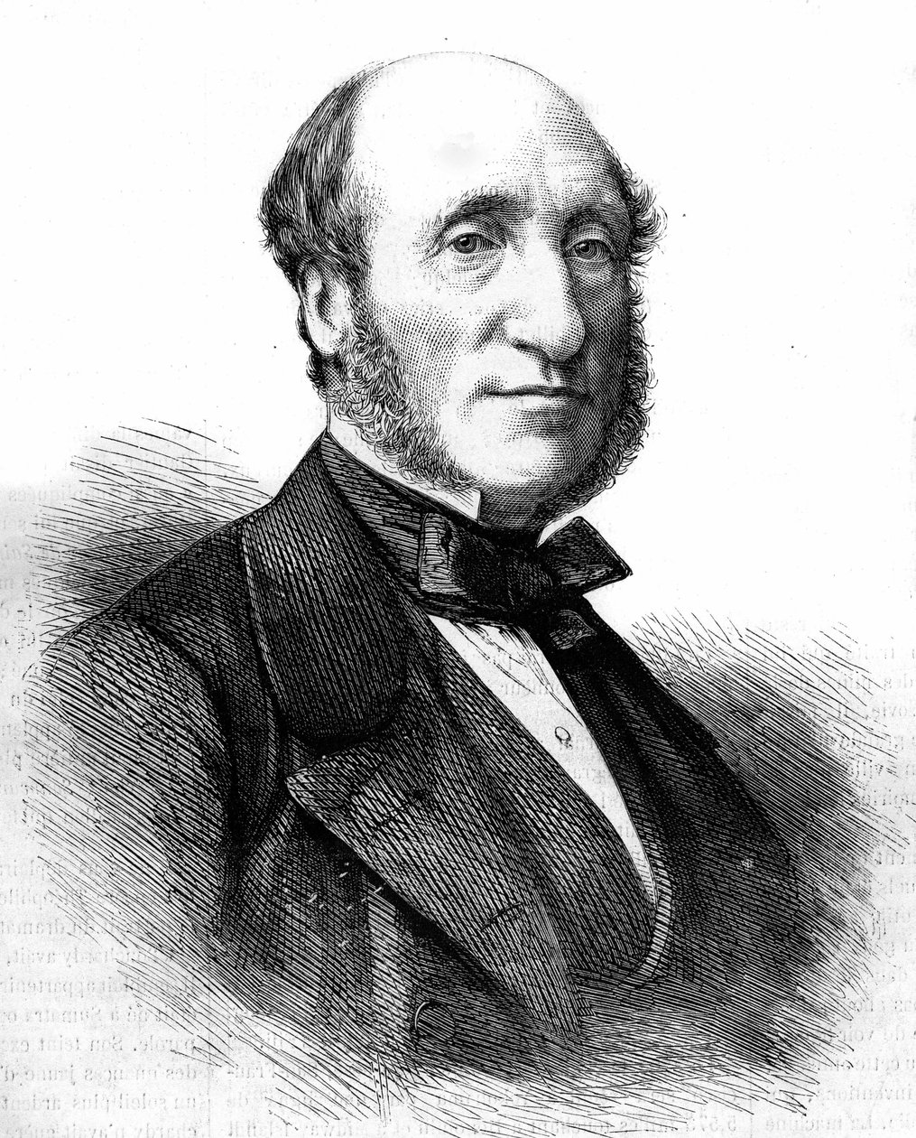 Michel Chevalier. Fransk økonom og politiker (1806 til 1879). av Unknown artist