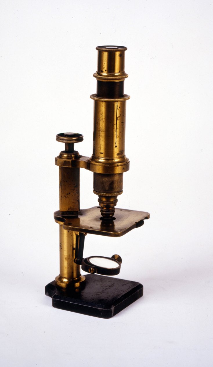 Mikroskop. 1800-tallet av Unknown artist
