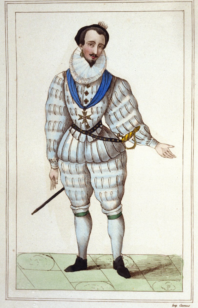 Mignon av Henri III. gravering fra 1830 av Unknown artist