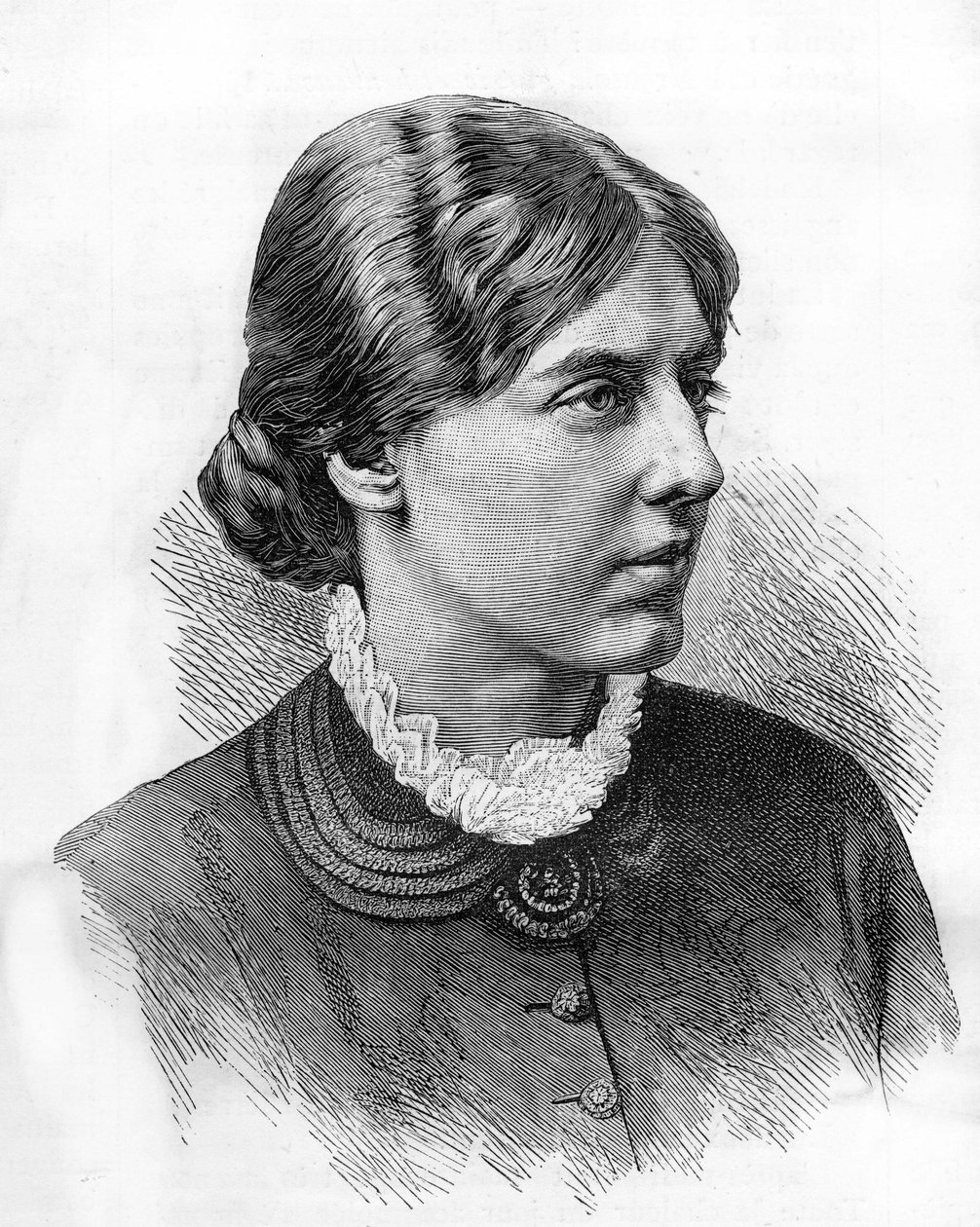 Miss Kate Booth, Marshal of the Armee of Salvation. av Unknown artist