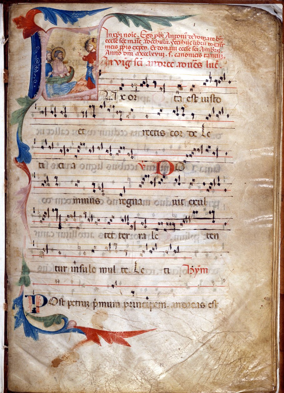 Missal av Antonio de Vomate, Ambrosian Liturgy av Unknown artist