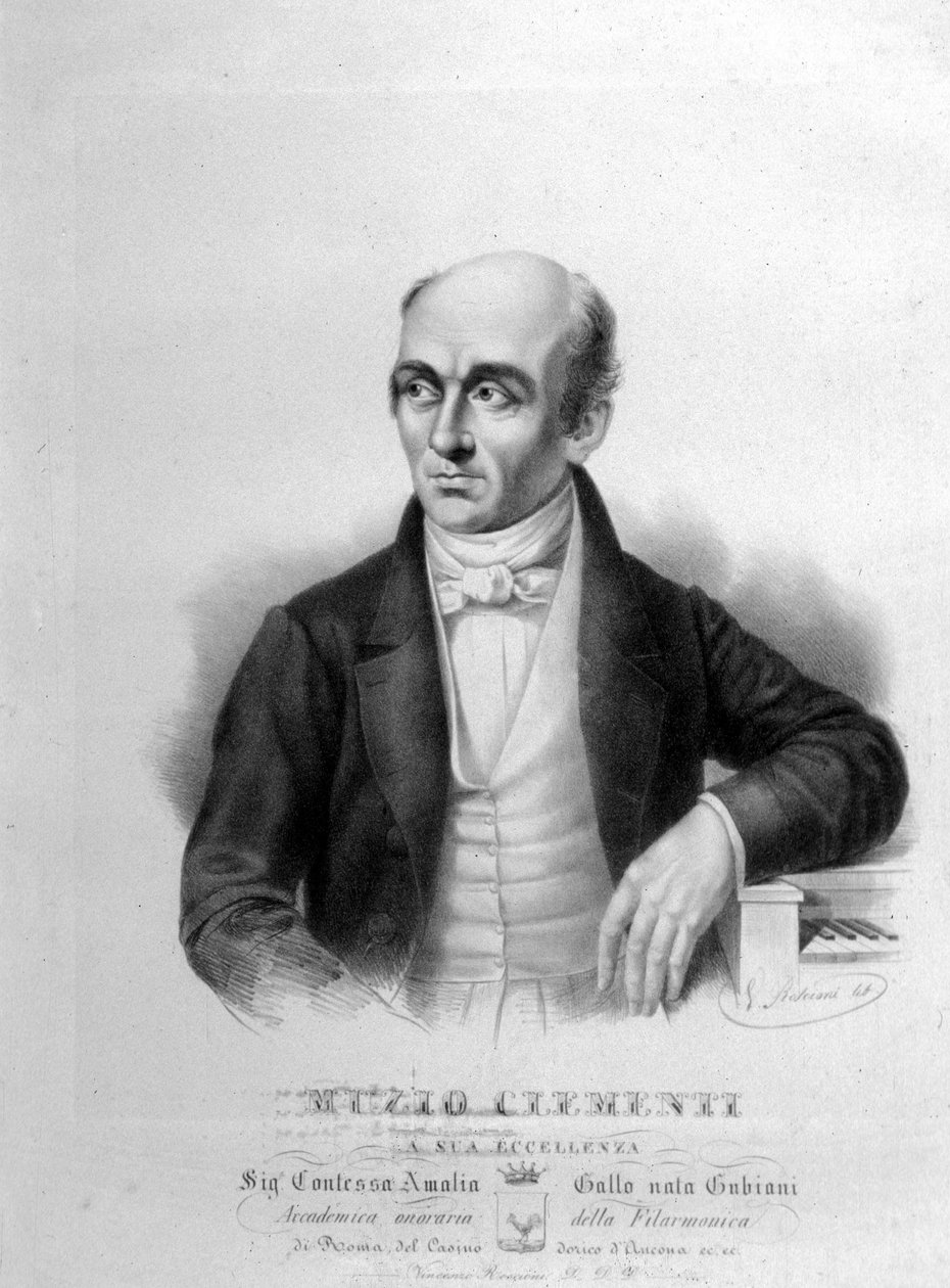 Muzio Clementi (1752-1832), italiensk pianist og komponist av Unknown artist