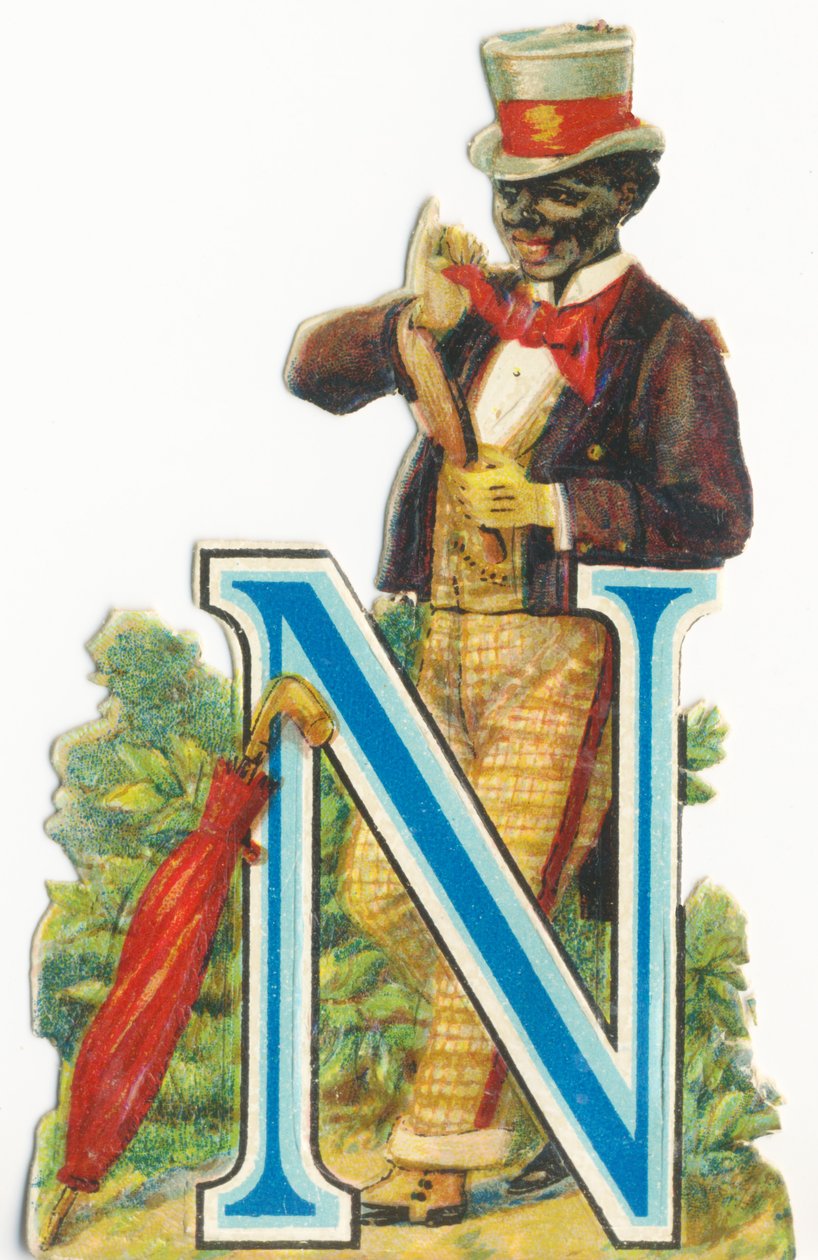 N: Svart av Unknown artist