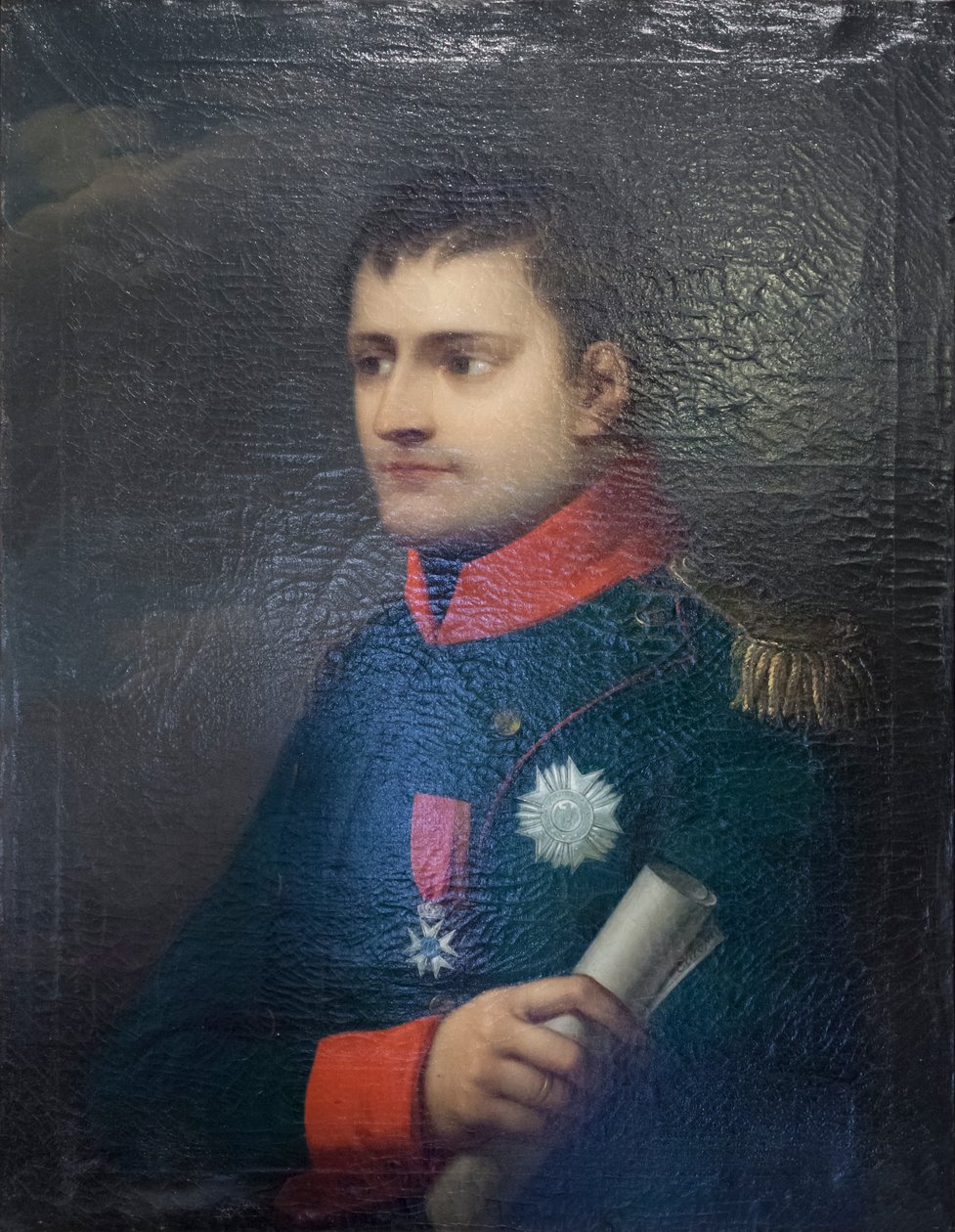 Napoleon I, keiser av franskmennene og kongen av Italia, tidlig på 1800-tallet (olje på lerret) av Unknown artist