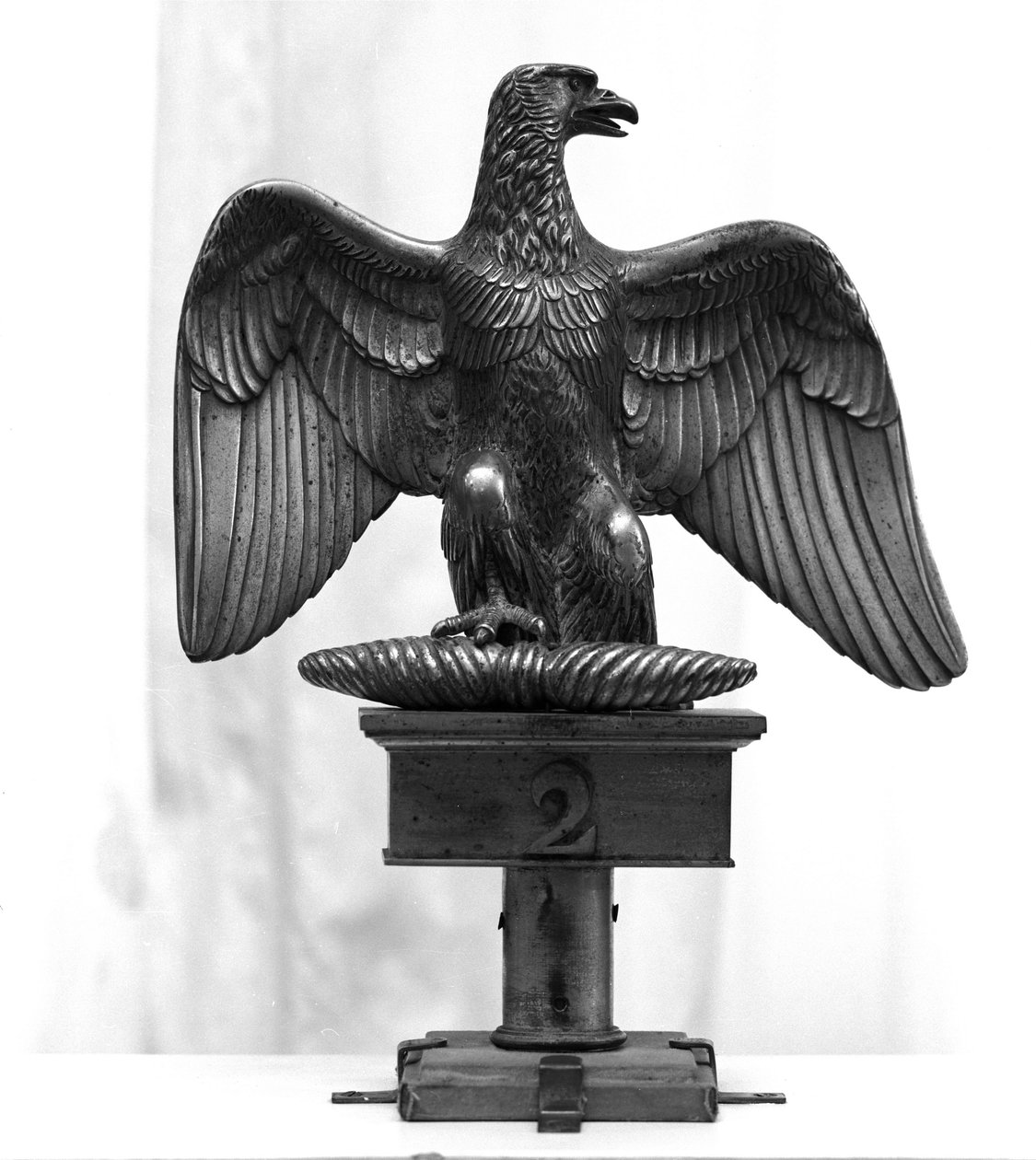 Napoleonskrigene: flaggbærende stamme brukt under den russiske kampanjen. Milano, Museo del Risorgimento. av Unknown artist