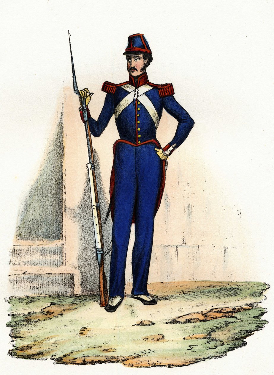 National Guard eller African Militia of Algiers, opprettet i 1830 av general Clausel fra den franske hæren i Afrika, for å sikre orden i byen. I "" Storia d