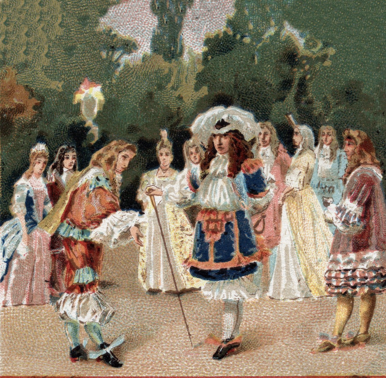 Nicolas Fouquet (1615-1680) mottok Ludvig XIV kjent som Le Roi-Soleil (Kong Soleil eller Ludvig den store av Unknown artist