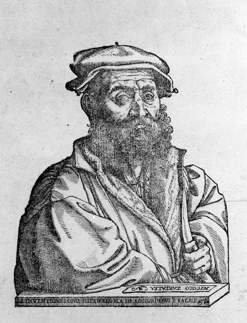 Nicolo (Niccolo) Tartaglia (1499 - 1557) italiensk matematiker. av Unknown artist