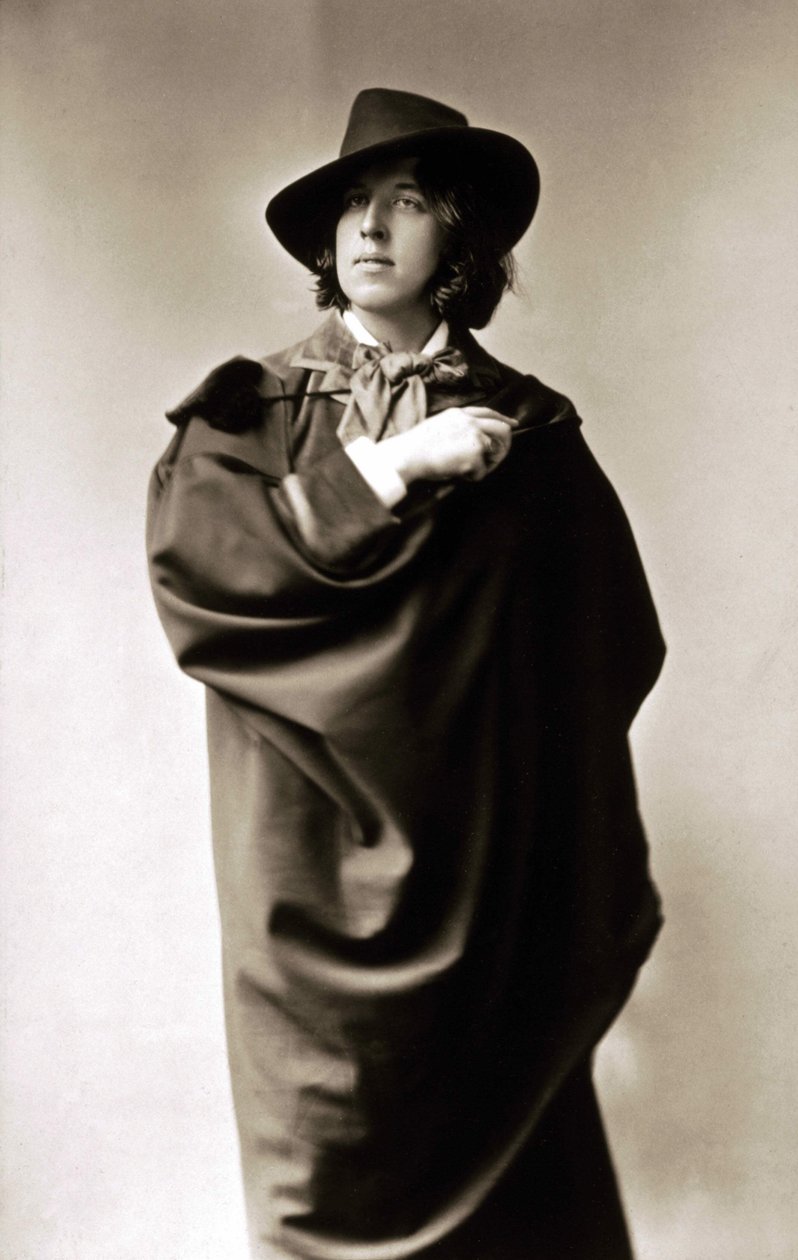 Oscar Wilde (1854 - 1900) around 1882 by Napoleon Sarony (1821 - 1896). av Unknown artist