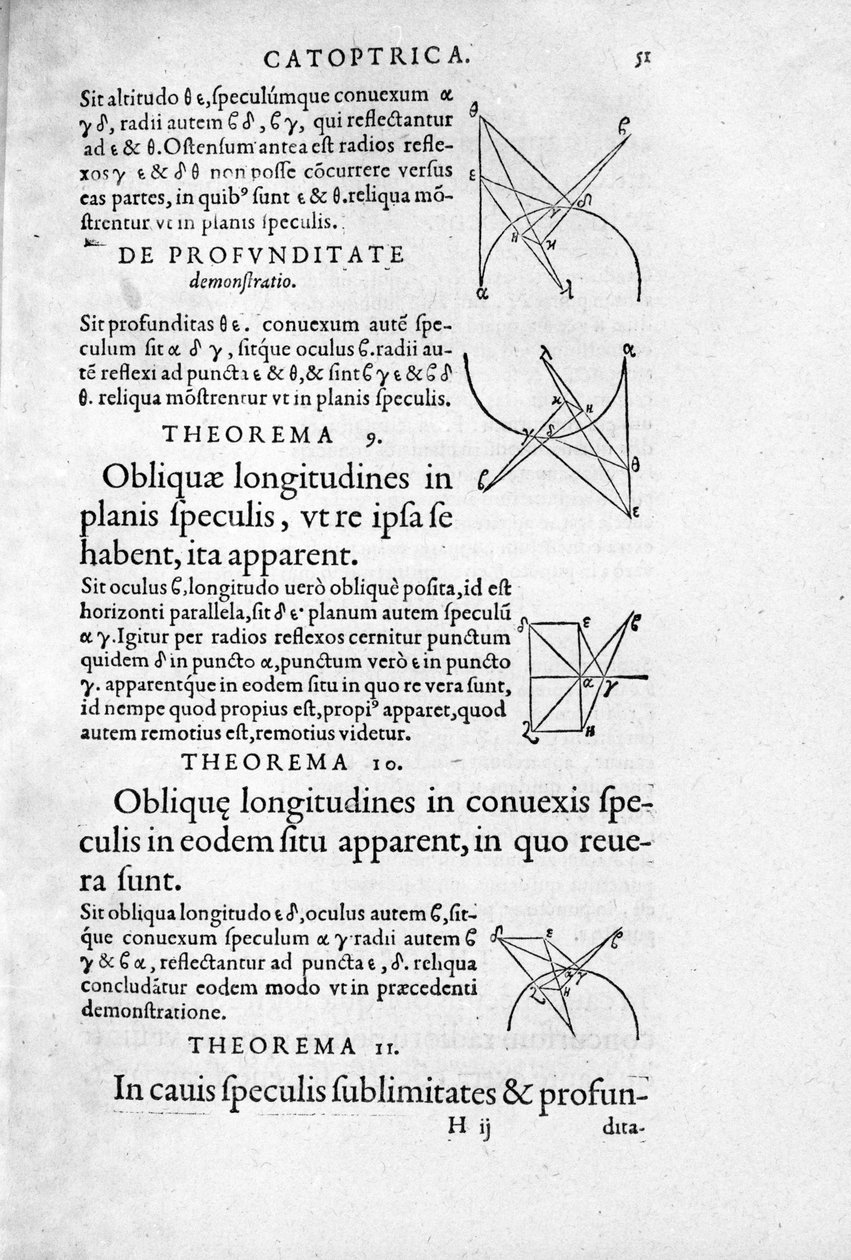 Side av "" Optica & Catoptrica..."" av Euclid av Unknown artist