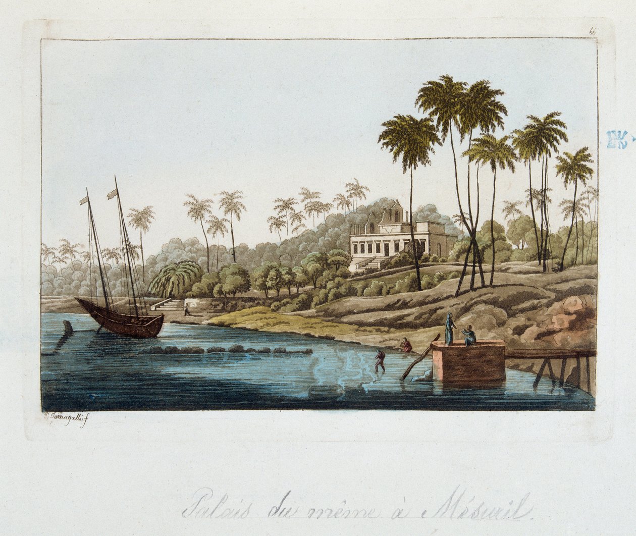 Palais a Measuril (Zimbabwe) - i "" Den gamle og moderne drakten"" av Ferrario, ed Milan av Unknown artist