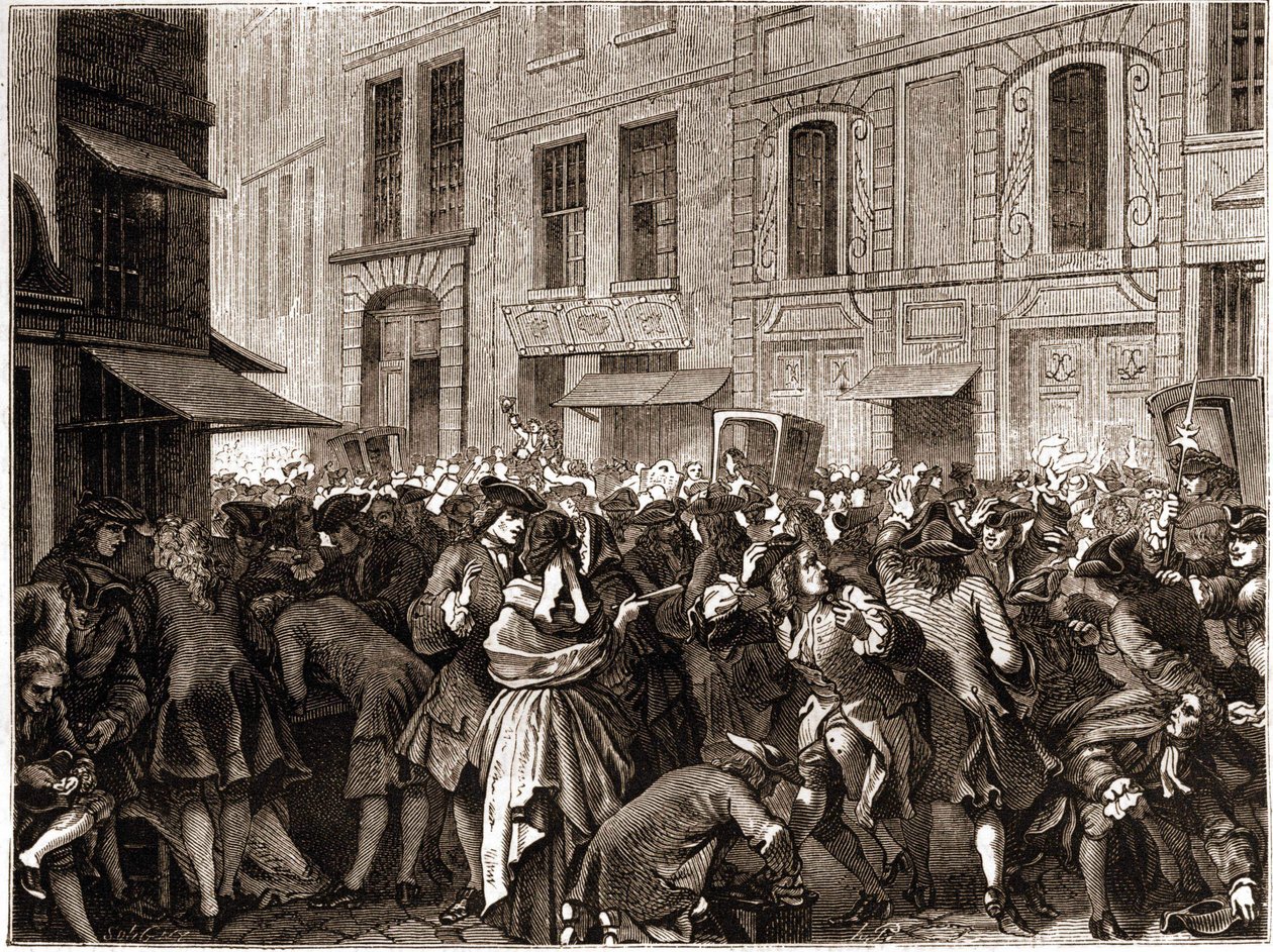 Paris IV arrondissement - La rue Quincampoix en 1720 a l