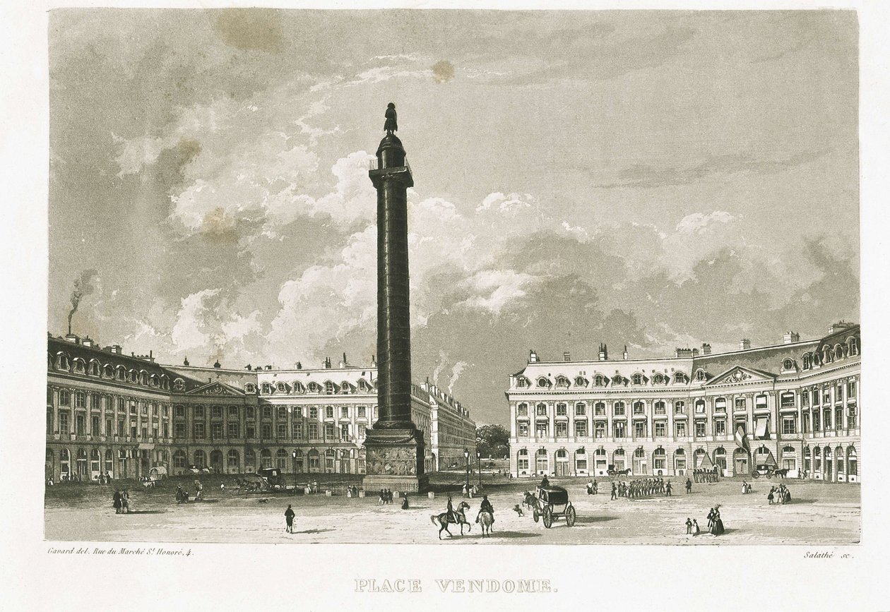 Paris. Place Vendôme av Unknown artist