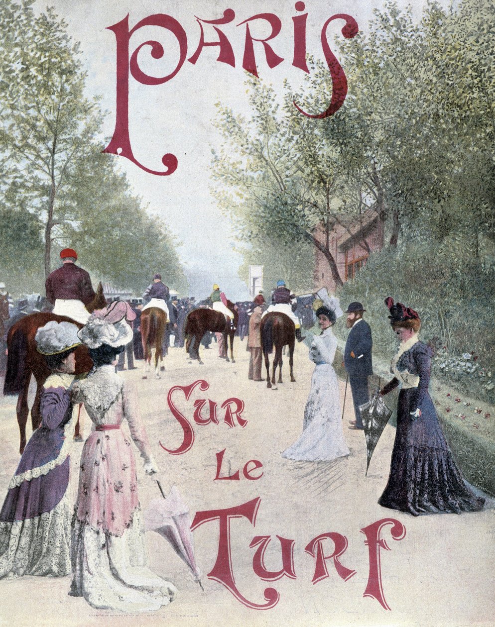 Paris, ""på torven"", slutten av 1800-tallet av Unknown artist