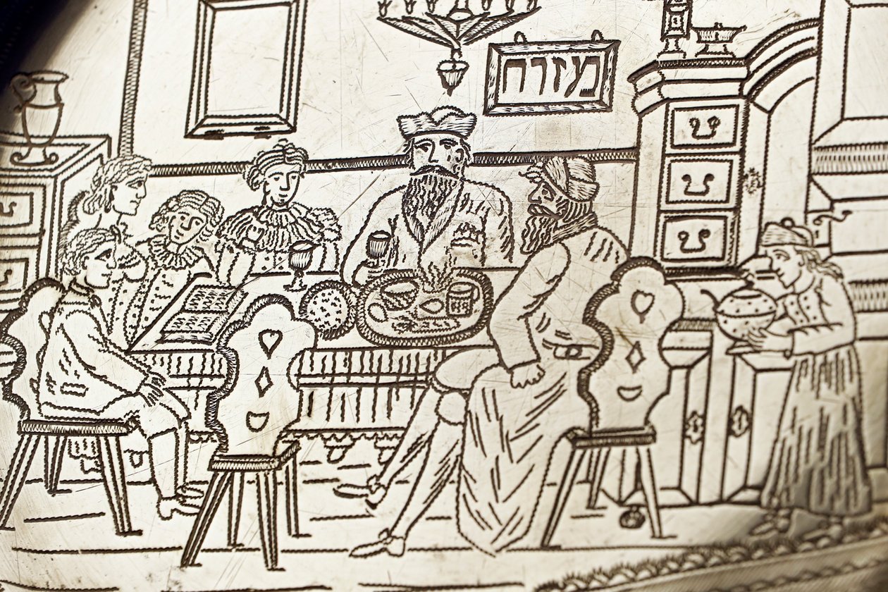 Sedertallerken påske, 1800-tallet av Unknown