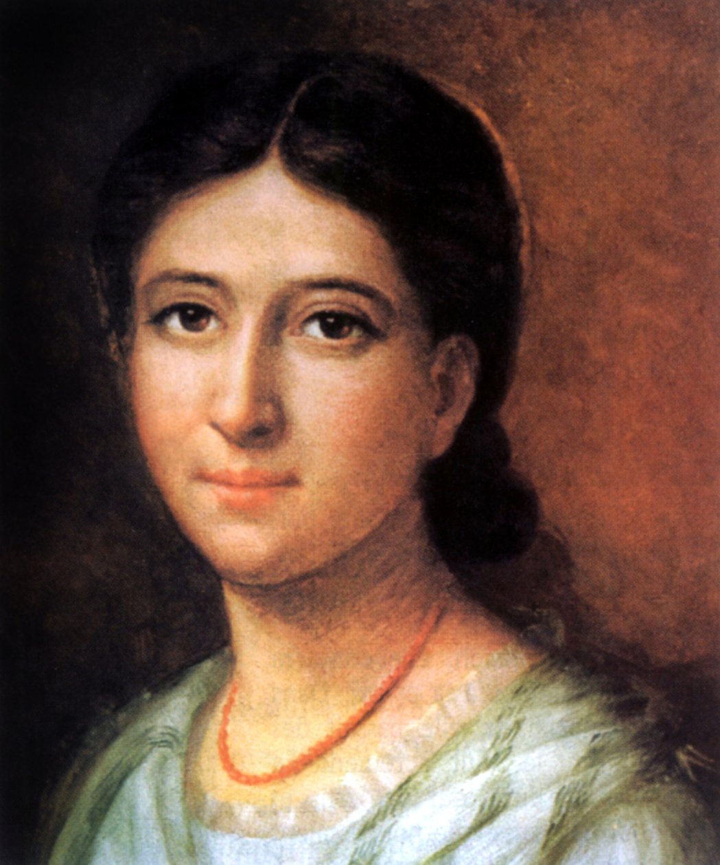 Pauline Marie Jaricot, grunnlegger av Association for the Propagation of the Faith i 1822, Frankrike, maleri av Unknown artist