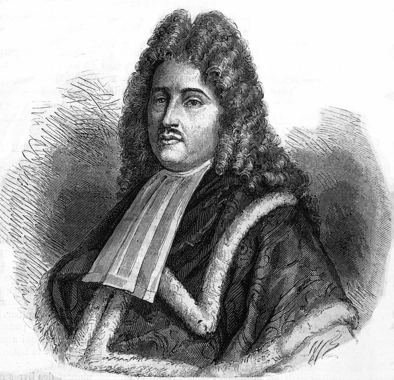 Pierre Magnol , fransk lege og botaniker 1638-1715 av Unknown artist