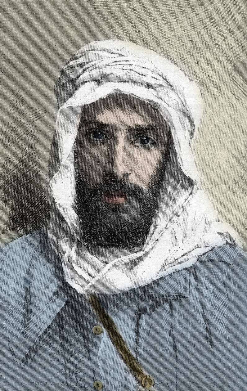 Pierre Paul Francois Camille Savorgnan de Brazza (1852-1905) Fransk oppdagelsesreisende i Afrika _ Portrett av Pietro Paolo Savorgnan di Brazza eller Pierre Paul Francois Camille Savorgnan de Brazza på fransk (1852-1905) Generalguvernør i Kongo francais ru av Unknown artist