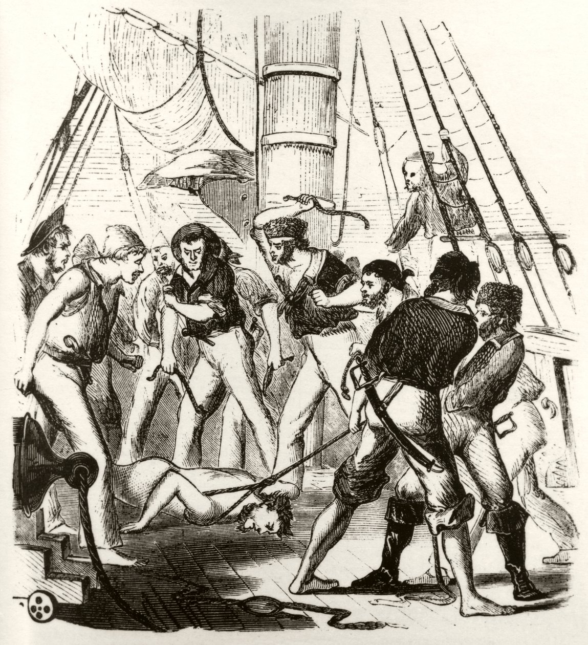 Pirater som plager George Withers av Unknown artist