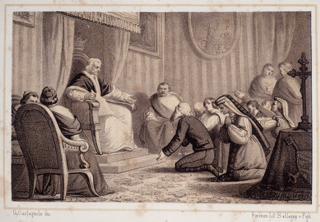 Pius VII (1742 - 1823) opphever dekretet som beordret ødeleggelsen av Sonnino - i "" Storia d