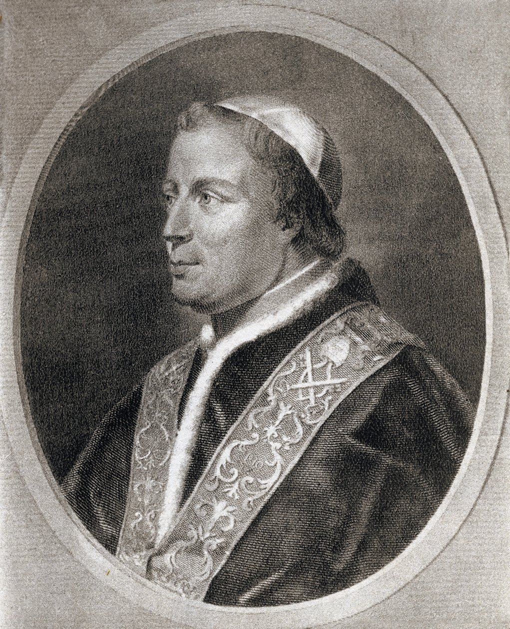 Pave Pius Ix (gravering) av Unknown artist