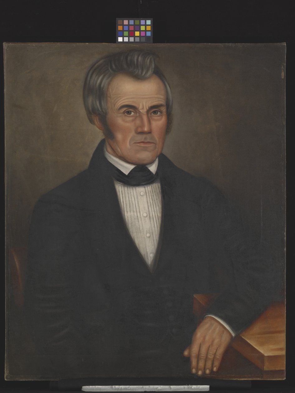 Portrait Of Hugh Montgomery (olje på lerret) av Unknown artist