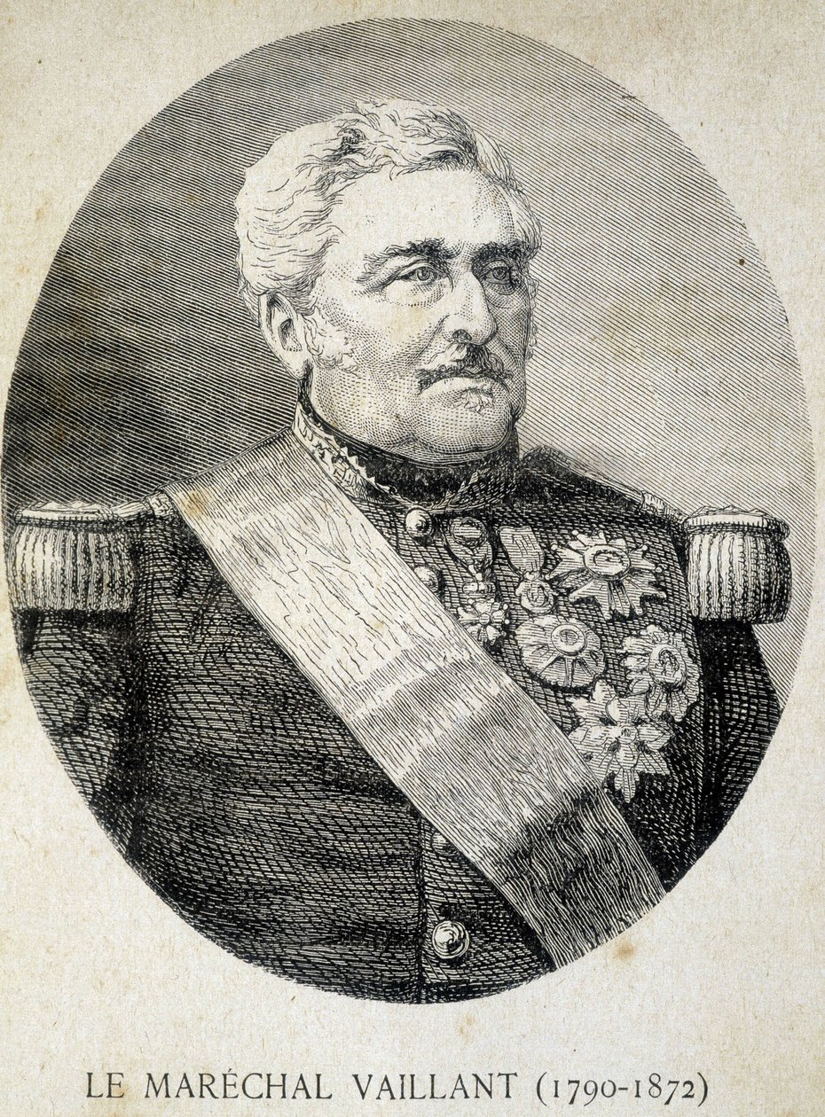 Portrait du Maréchal Vaillant (1790 - 1872) - in “” Les Contemporains””, n.d. late 19th century. av Unknown artist