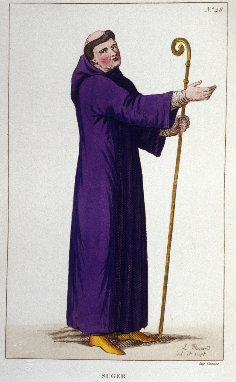 Portrett av Abbe Suger (1081 - 1151). av Unknown artist
