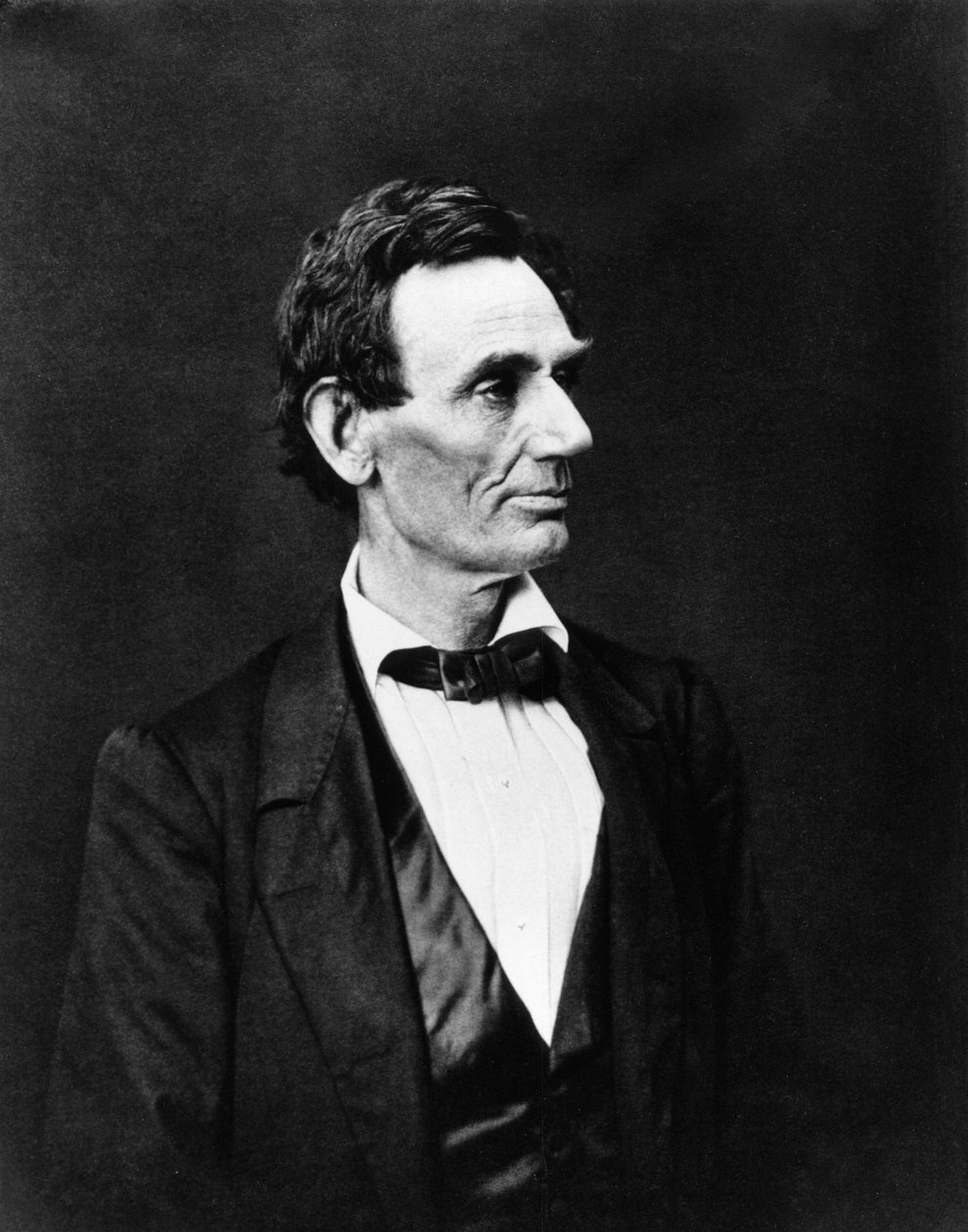 Portrett av Abraham Lincoln. Amerikansk statsmann (1809 til 1865) av Unknown artist