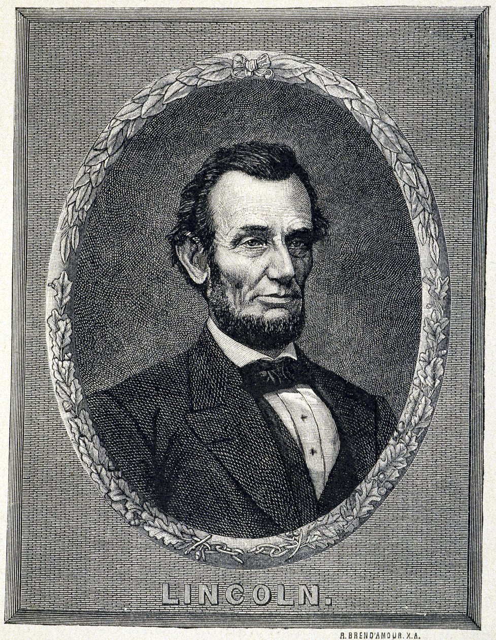 Portrett av Abraham Lincoln (1809¿1865), president i USA av Unknown artist